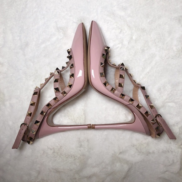 ❤️SOLD❤️Valentino rockstud pink slingbacks 35.5 - Picture 4 of 7